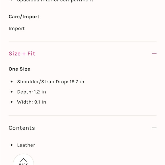 Blue free people leather crossbody bag - Picture 4 of 4